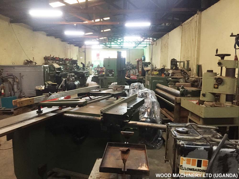 Wood Machinery Showroom, Kampala Uganda East Africa, Used & New Wood Machines manufactured from Italy, Europe