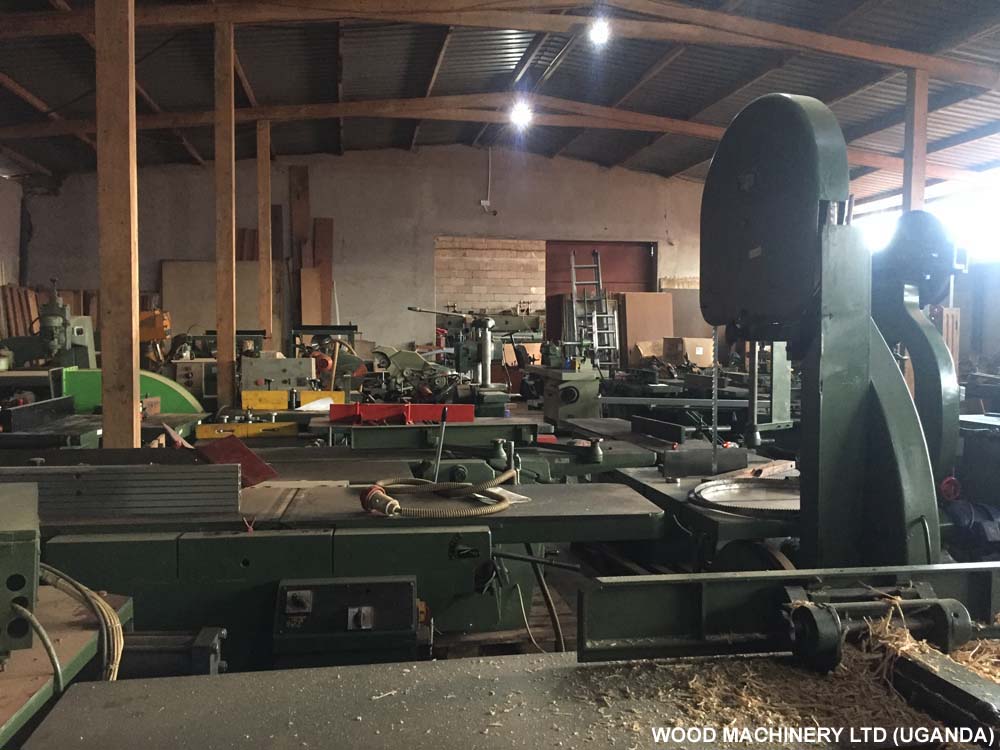 Wood Machinery Showroom, Kampala Uganda East Africa, Used & New Wood Machines manufactured from Italy, Europe